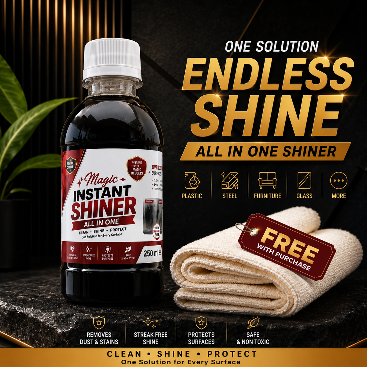 ✨ Magic Instant Shiner – All in One ⭐